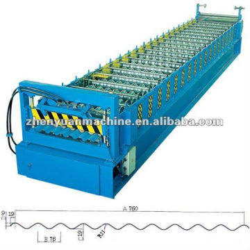 Machine à formage de rouleaux froids pour les toits en acier